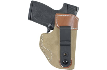 Image of DeSantis Sof-Tuck Suede IWB Holster, S&amp;W J FrameS 2in-2 1/4in, Taurus 85/85CH 2in, Kimber K6S 2in, Charter Arms Undercover 2in, Ruger LCR 2in, LCRX, Right Hand, Plain, Natural, 106NA02Z0