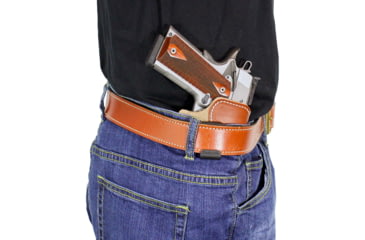 Image of DeSantis Sof-Tuck Suede IWB Holster, S&amp;W J FrameS 2in-2 1/4in, Taurus 85/85CH 2in, Kimber K6S 2in, Charter Arms Undercover 2in, Ruger LCR 2in, LCRX, Right Hand, Plain, Natural, 106NA02Z0