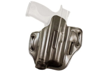 Image of DeSantis Speed-Lite Belt Leather Holster, Glock 19, 23, 32 w/ Streamlight TLR-7 or TLR-8, Right Hand, Plain, Black, 132BA5KZ0