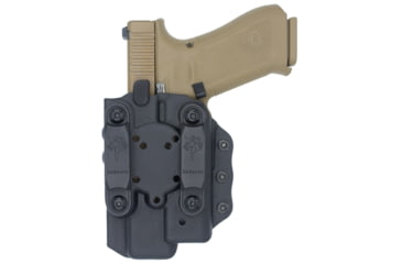 Image of DeSantis The Quantico Undercover OWB Holster, Right Hand, Black, Glock 17, 17 Gen 5, 19, 19 Gen 5, 19X, 22, 23, 31, 32, 45, w/ Red Dot Sights &amp; w/ or w/o Streamlight Tlr-7/7A &amp; Similar Sized Lights, 218KA6VZ0