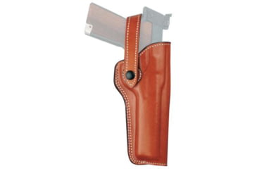 Image of DeSantis The Woodsman Leather OWB Holsters, Colt Cadet, S&W 22, 41, Browning Buckmark, Ruger 22, SIG Trailside, Hamerly 4in-5 1/2in, Right Hand, Lined, Tan, 097TCLAZ0
