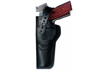 Image of DeSantis The Woodsman Leather OWB Holsters, Colt Cadet, S&W 22, 41, Browning Buckmark, SIG Trailside, Hamerly 4in-5 1/2in, Ruger 22, MARK IV 22/45, Right Hand, Plain, Black, 097BALAZ0