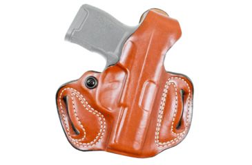Image of DeSantis Thumb Break Mini Slide Holster - Left, Tan 085TB85Z0 - COLT GOVT MOD .45, GOLD CUP, OFFICER, COMMANDER, 1911