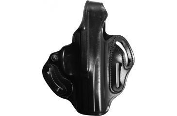 Image of DeSantis Thumb Break Scabbard Holster - Left, Black, Unlined, Plain, 3 Slot 001BB80Z0 - FITS SIG P220, P226