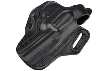 Image of DeSantis Thumb Break Scabbard Holster - Right, Black, Unlined, Plain, 2 Slot 001BA34Z0 - FITS S&amp;W L 520, 581, 586, 620, 681, 686 4in.