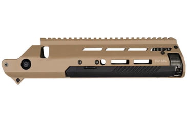 Image of Desert Tech MDRx Mantis 20 Handguard w/BLK LBL Bipod, FDE, ACC0294-F