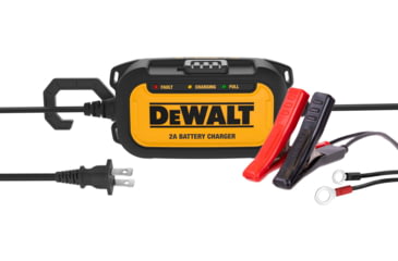Image of DeWALT 2 Amp Professional Automotive Battery Charger and Maintainer, Yellow/Black, DXAEC2