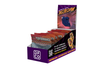 Image of DFCO Tiger Claw AR Grip, Black, CARTON-10-TC-BLK