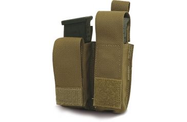 Image of Diamondback Tactical Double Universal Pistol Mag Pouch, Coyote, A-BLPM08-9-COYOTE