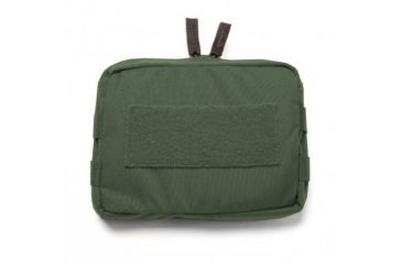 Image of Diamondback Tactical Medium Low Profile Utility Pouch 8.5in.W X 6in.H X 2in.D, Ranger Green, A-BLPM44-MD-RANGERGREEN
