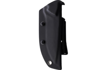 Image of Dirty Bird Knives Chingaso Fixed Blade Black Knife, 8.5in Overall, 4in Satin 154CM Blade, Black Canvas Micarta Handle, Kydex Sheath, DBKCHG220101