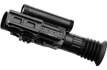 Image of DNT Optics ThermNight 2.5-10x Thermal Rifle Scope, 5-20x Day/Night w/ Laser Rangefinder