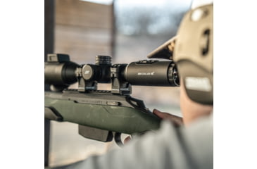 Image of DNT Optics Zulus 4K 3-24x50mm Night Vision Riflescope w/Laser Rangefinder and DNT Ballistic Engine, Black, ZT4K324R