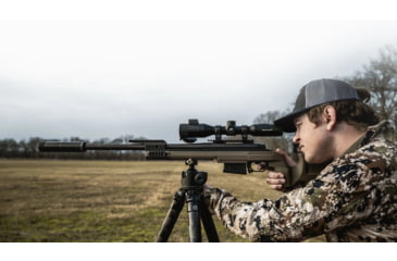 Image of DNT Optics Zulus 4K 3-24x50mm Night Vision Riflescope w/Laser Rangefinder and DNT Ballistic Engine, Black, ZT4K324R
