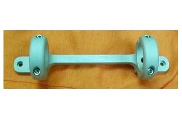 Image of DNZ Products Game Reaper Scope Mount - Browning A Bolt Long Action, High Ring, 1 in Tube, Silver, 13500