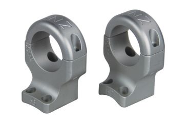 Image of DNZ Products Hunt Masters Two Piece Mounts - Browning X-Bolt, High Ring, 1 in Tube, 2 Screws, Silver, XB1H2S
