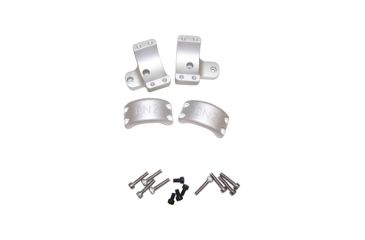 Image of DNZ Products Hunt Masters Two Piece Mounts - Howa/Mossberg/Remington 700, Medium Ring, 1 in Tube, 4 Screws, Silver, 701TM2S