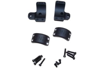 Image of DNZ Products Hunt Masters Two Piece Mounts - Howa/Mossberg/Remington 700, Low Ring, 1 in Tube, 4 Screws, Black Matte, 701TL2