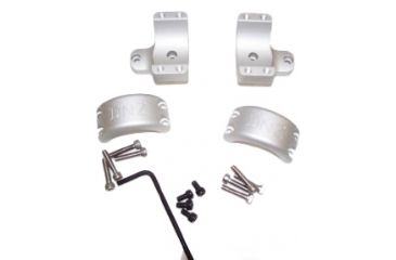 Image of DNZ Products Hunt Masters Two Piece Mounts - Marlin XL7/XS7/Winchester 70, Low Ring, 1 in Tube, 4 Screws, Silver, 2W71TLS