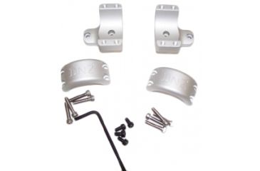 Image of DNZ Products Hunt Masters Two Piece Mounts - Marlin XL7/XS7/Winchester 70, High Ring, 30 mm Tube, 4 Screws, Silver, 2W73THS