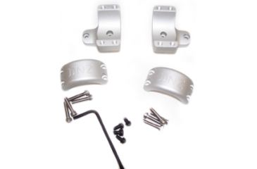 Image of DNZ Products Hunt Masters Two Piece Mounts - Savage Flatback 2003 And Older, Low Ring, 1 in Tube, 4 Screws, Silver, 2SF1TLS