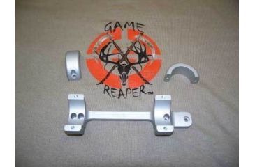 Image of DNZ Products Game Reaper Scope Mount - Remington Model 7, Low Ring, 1 in Tube, Silver, 61700