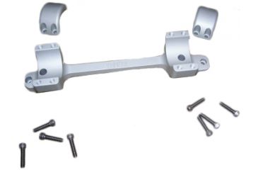 Image of DNZ Products Game Reaper Scope Mount - Remington 700 Long Action Tactical, High Ring, 0 MOA, 30 mm Tube, Silver, 32700TS