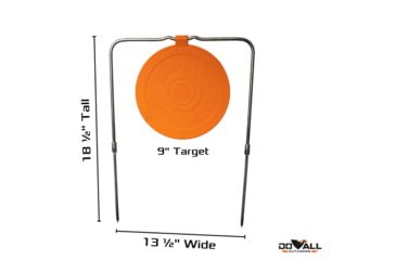 Image of Do All Outdoors Big Gong Show, Orange, .22 to 50 Cal, BSG3