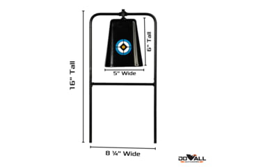 Image of Do All Outdoors Cow Bell, Black, 0.22, MCB2