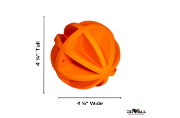 Image of Do All Outdoors Dancing Ball, Orange, .22 to 50 Cal, ISDB4