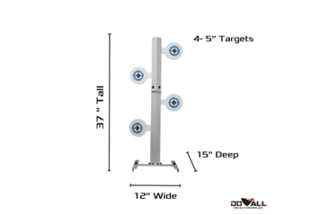Image of Do All Outdoors Handgun Dueling Tree, White, 9 mm to 45 Cal, RRDT45