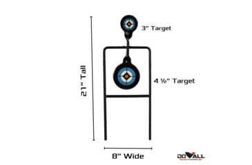 Image of Do All Outdoors Handgun Rebar Spinner, Black, 9 mm to 45 Cal, HGRB5