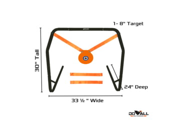 Image of Do All Outdoors High Cal Gong, Black and Orange, 9 mm to 30-06, RR1000
