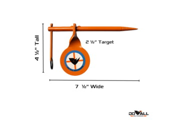 Image of Do All Outdoors Single Tree Spinner, Orange, 0.177, TSPGS