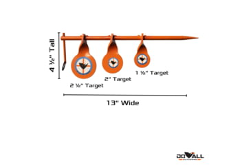 Image of Do All Outdoors Triple Tree Spinner, Orange, 0.22, TS22T