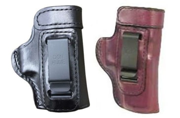 Image of Don Hume H715-M Waistband Clip-On Conceal Carry Holster for Kahr Gun Models, Black, Saddle Brown