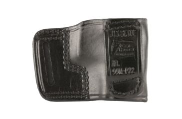 Image of Don Hume Walther P22 Left Hand Leather Slide Holster, Black, DHJ966627L