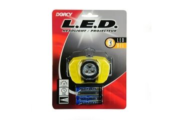 Image of Dorcy 3 LED 3 AAA Headlight w/ Batteries, Yellow DQ-FL-41-2099