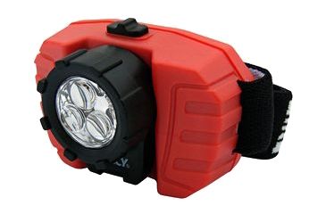 Image of Dorcy 3 LED 3 AAA Headlight w/ Batteries, Red, Case of 6