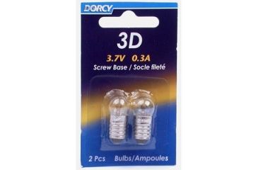 Image of Dorcy 3D- 3.7V 0.3A Screw Base Bulb - 2 Pk 41-1649