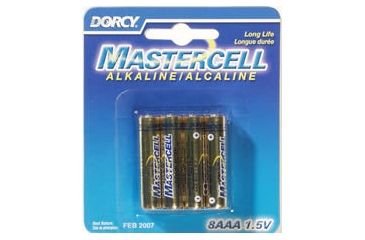 Image of Dorcy AAA Mastercell Alkaline Batteries - 8 Per Card 41-1638