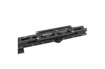 Image of Double Tap Industries M-Lok to Arca Rail Adapter Plates, 80mm, Black, AD-MA-80