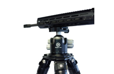 Image of Double Tap Industries M-Lok to Arca Rail Adapter Plates, 80mm, Black, AD-MA-80