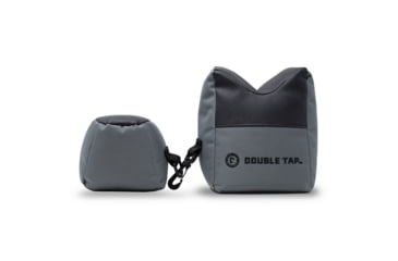 Image of Double Tap Industries Unfilled Front &amp; Rear Combo Bag Rest, Grey/Black, SB-CB-001