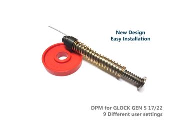 Image of DPM Adjustable Recoil Rod Reducer System for Glock 17/22/31/34/35/37 Gen 5 Boss 9 1000151