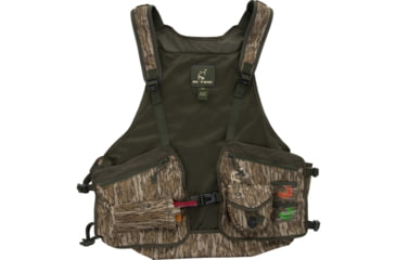 Image of DRAKE Ol' Tom Turkey Strap Vest - Men's, Mossy Oak Bottomlands Camo, One Size, OT0049-ADL-006