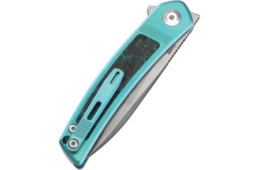 Image of Dreamtech Button Lock Ti/CF Teal, DTK4288BL
