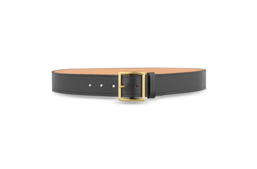 Image of 1-3/4&quot; Plain Leather Garrison Belt with Gold Buckle