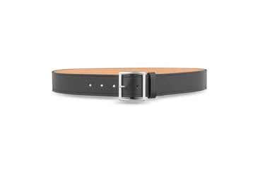 Image of 1-3/4&quot; Plain Leather Garrison Belt with Nickel Buckle