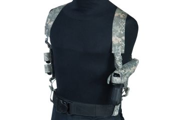 Image of Eagle Industries Horizontal Pull 92F Holster with Mag Pouch